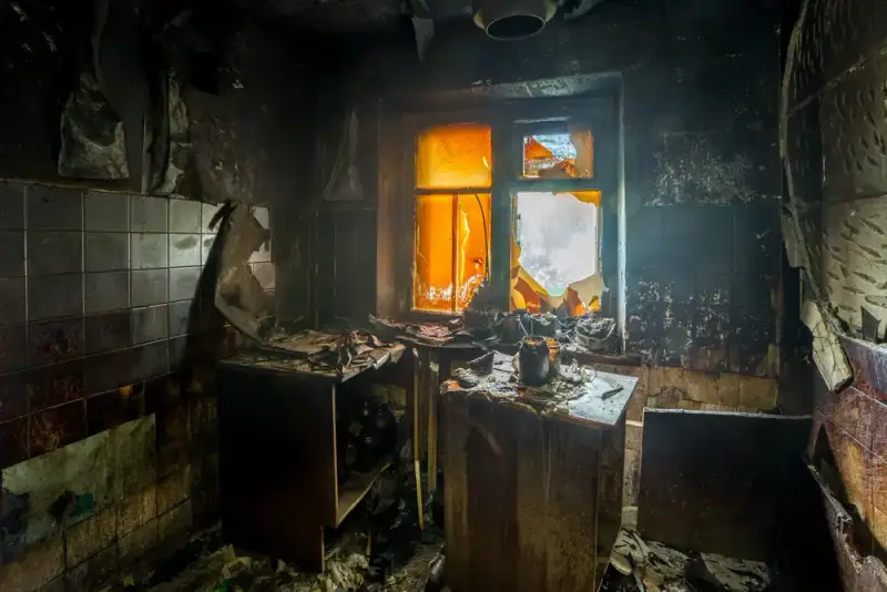 Fire Damage Cleanup professionals at work in Downey